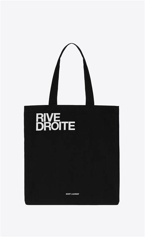 tote bag rive droite ysl|saint laurent canvas.